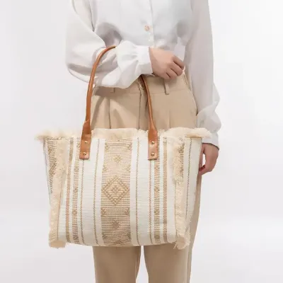 Summer Beach Large Capacity Canvas Bag 